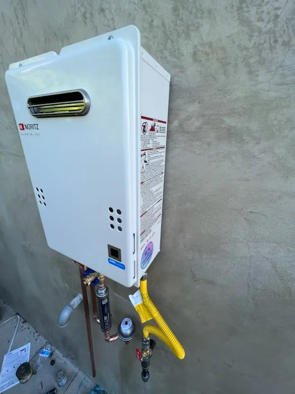 Tankless water heater installation for Pilot Mountain homes